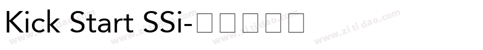 Kick Start SSi字体转换